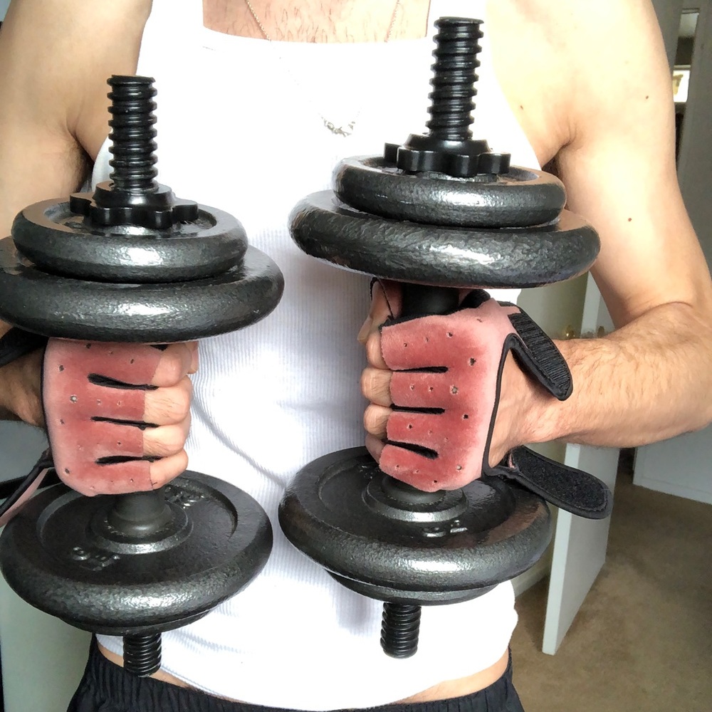 Pink Velvet Work Out Gloves 🏋️‍♀️
